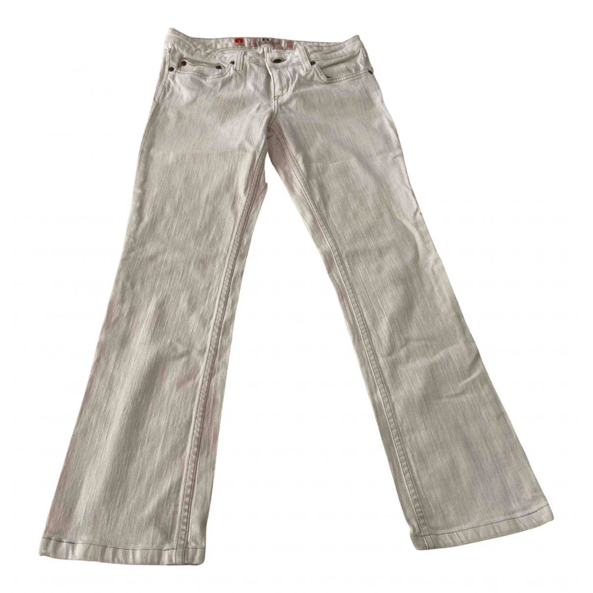 Straight jeans Juicy Couture White size 